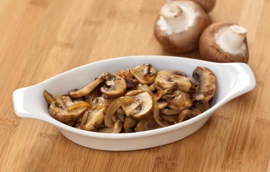 гриби смажені з цибулею