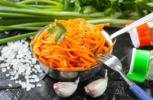 смачна морква по-корейськи за 15 хвилин