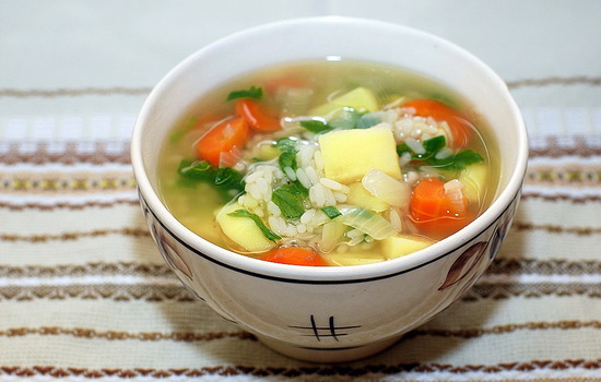 Рисовий суп з куркою
