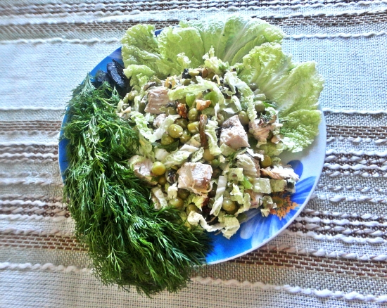 Фото рецепт салату з грудкою