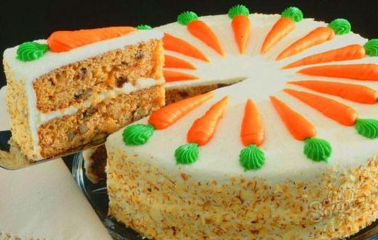Морквяний торт класичний