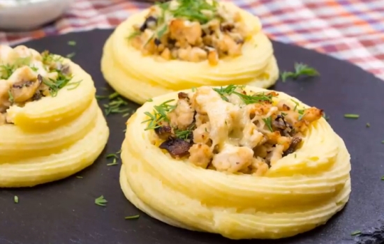 Картопляні гнізда з фаршем – це красиво! Кращі рецепти страви для сімейної вечері та урочистості: готуємо гнізда з фаршем